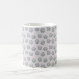 Peacock Circles Coffee Mug