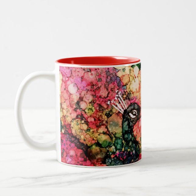Peacock Coffee Mug (Left)