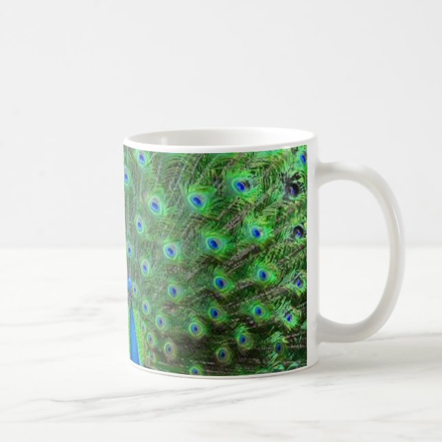 Peacock Coffee Mug (Right)