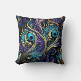 Peacock Colorful Pattern Cushion
