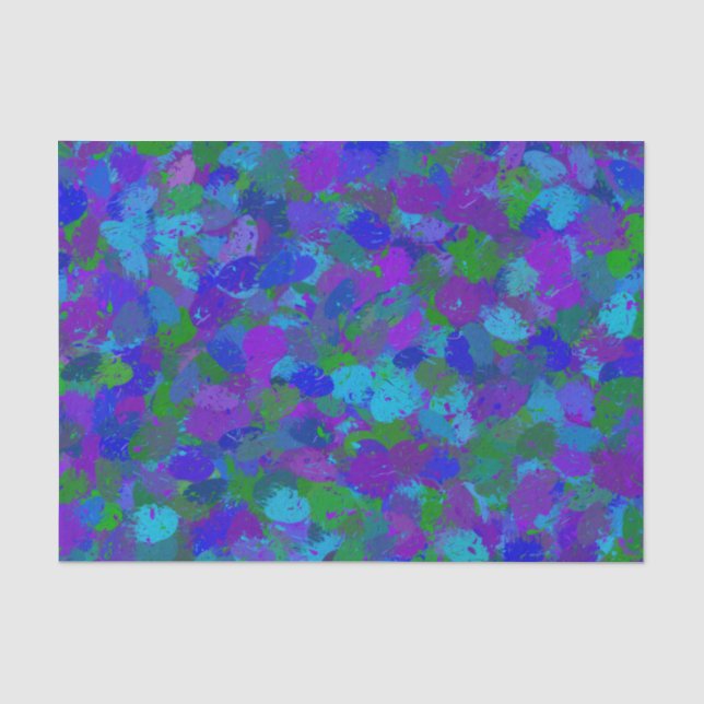 Peacock Colour Tissue Paper (Front)