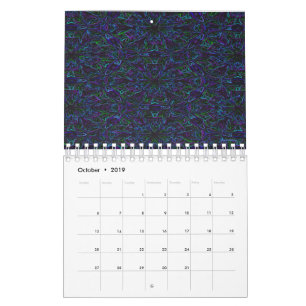 Peacock Colours Calendar