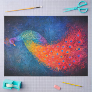 Peacock Craft/tissue/Decoupage Paper