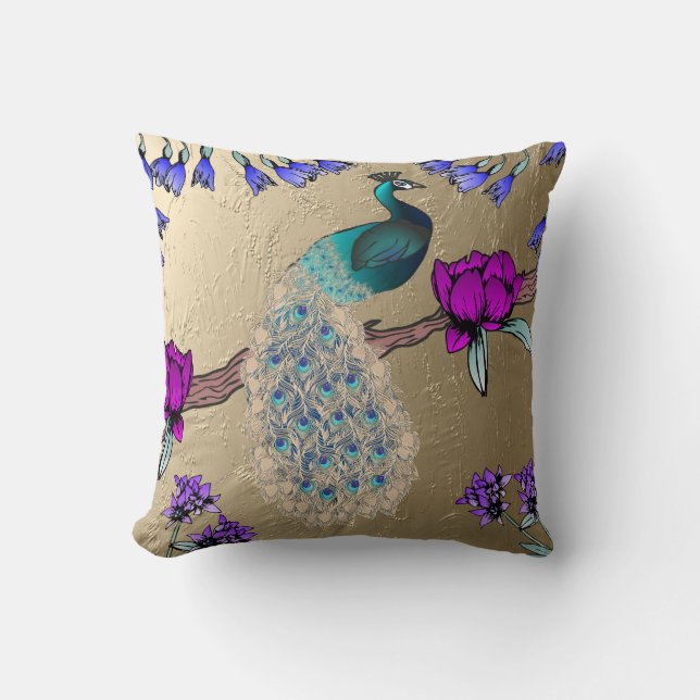 Peacock Cushion (Front)