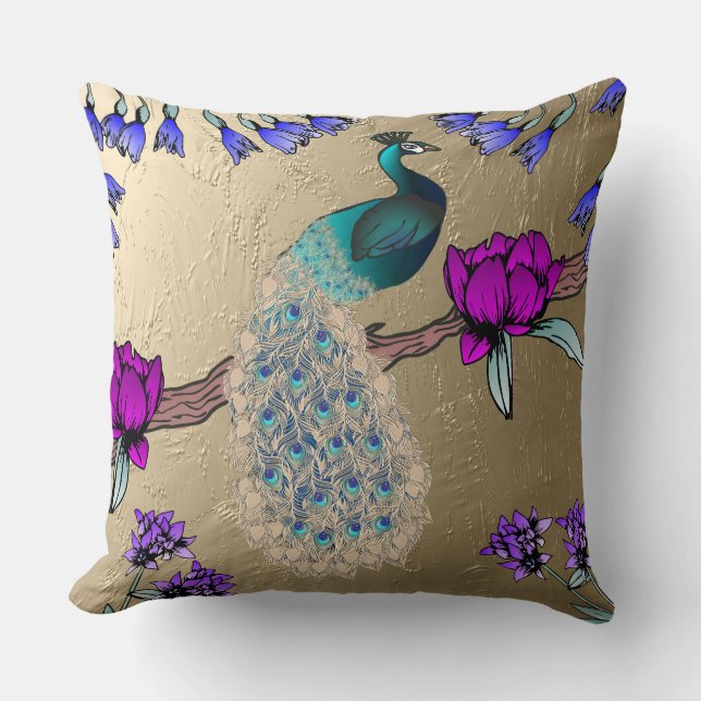 Peacock Cushion (Front)