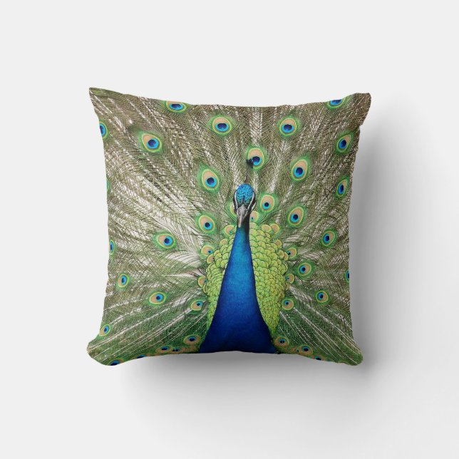 Peacock Cushion (Front)