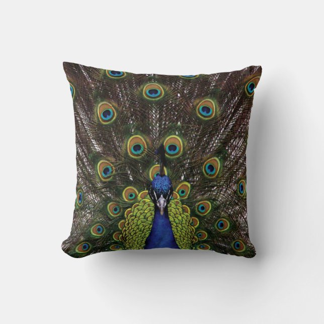 Peacock Cushion (Front)