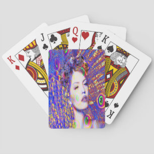 Peacock Dance Playing Cards