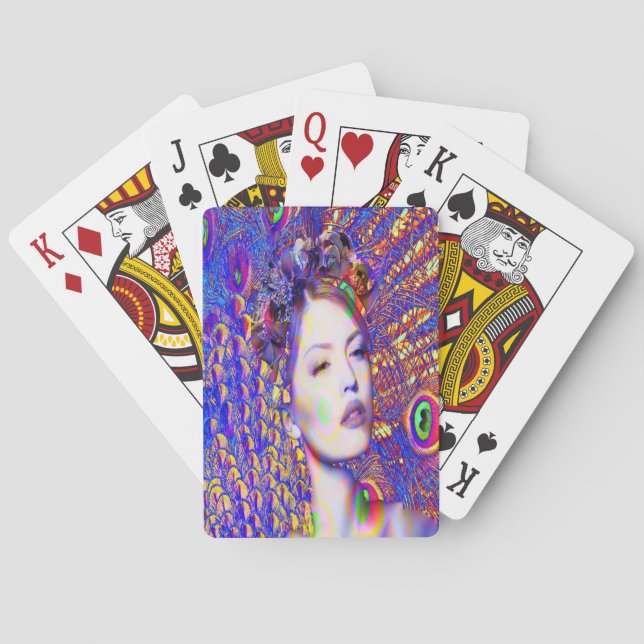 Peacock Dance Playing Cards (Back)