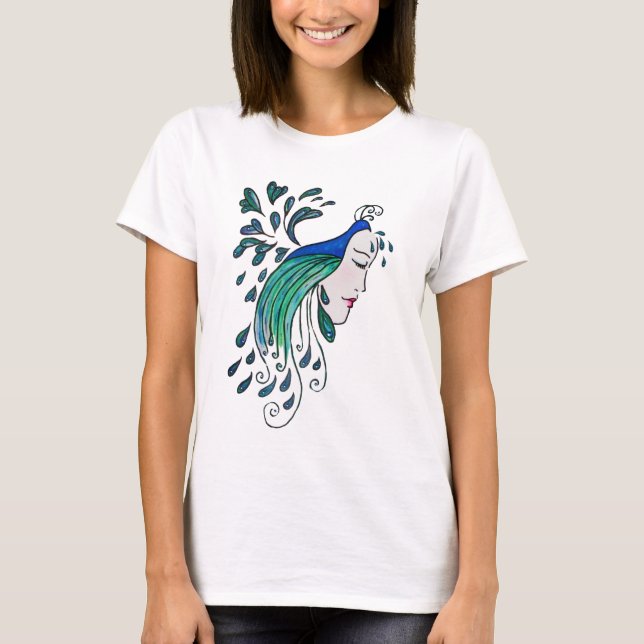 Peacock Dawn Tee (Front)