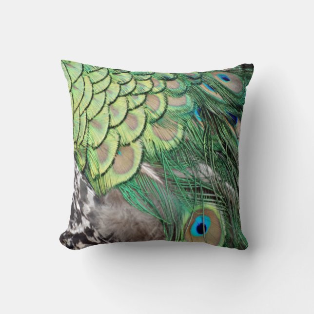 Peacock Delight Cushion (Front)