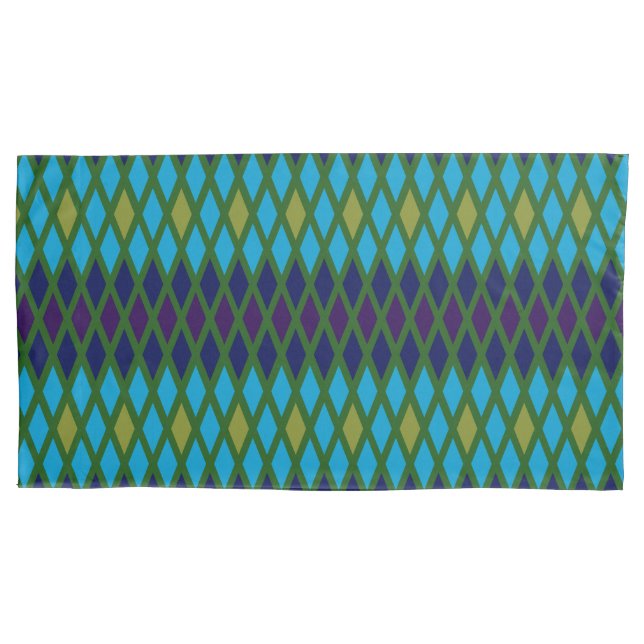 Peacock Diamond Pillowcase (Front)