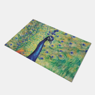 Peacock - Doormat, Rug