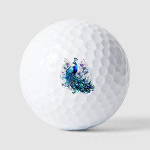 Peacock Elegance Golf Balls