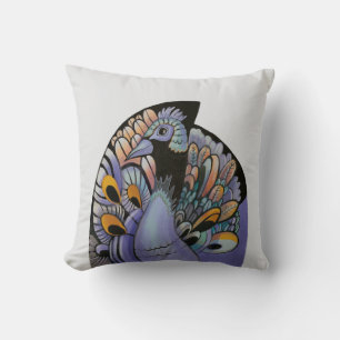 peacock elegant cushion
