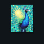 Peacock Energies in Bloom – Premium Wrapped Canvas<br><div class="desc">A sovereign bloom unfolds—layered in peacock elegance and multidimensional energy transmissions. This premium wrapped canvas captures the vibrational essence of your peacock art, where each brushstroke pulses with harmonic beauty, lineage, and poetic devotion. Crafted with archival clarity and pigment-rich depth, the canvas preserves every nuance of your sacred artwork. The...</div>