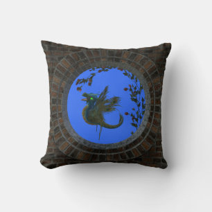 Peacock Fairy Dragon Cushion