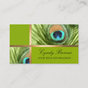 Peacock Fantasy Business Card Set 1101