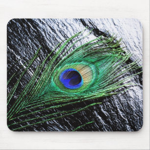 Peacock Feather 1 Mousepads