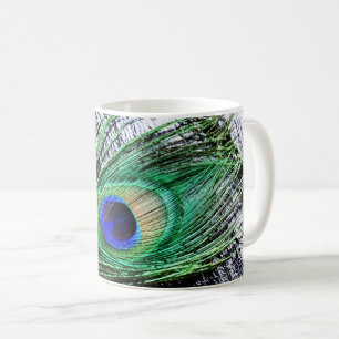 Peacock Feather 1 Mugs