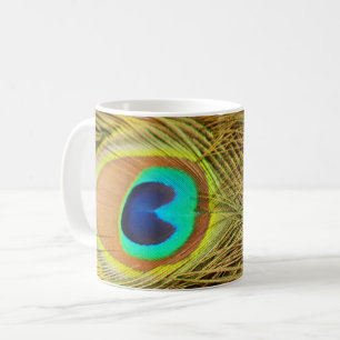 Peacock Feather 2 Mugs