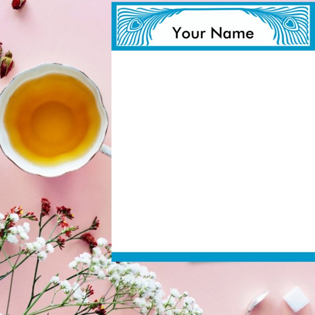 Peacock Feather  Border Customisable (Creator Uploaded)