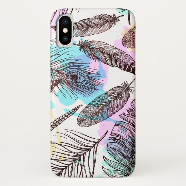 Peacock Feather Case-Mate iPhone Case (Back)