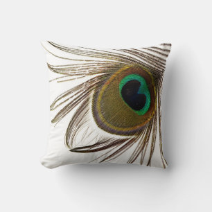 Peacock Feather Cushion