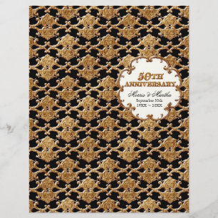 Peacock & Feather Elegant Matching Wedding Program