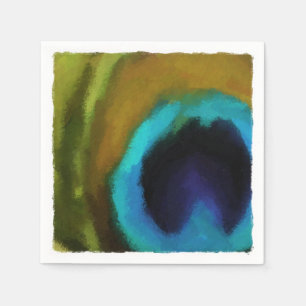 Peacock Feather Eye Napkin