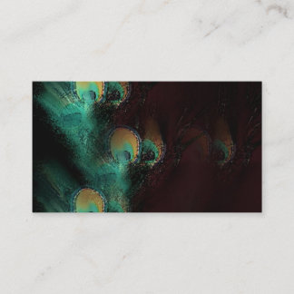 Peacock feather feathers abstract  Business Cards