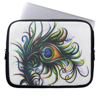 Peacock Feather Laptop Bag