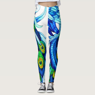 Peacock Feather Leggings