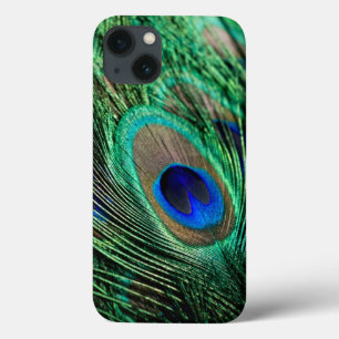 Peacock Feather Lucky iPhone 13 Case