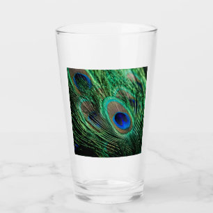 Peacock Feather Lucky Glass