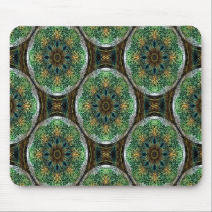 Peacock Feather Mandala's..... Mouse Mat
