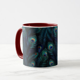 Peacock feather  mug