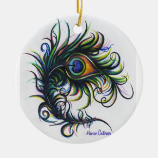 Peacock Feather Ornament