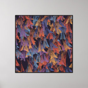 Peacock Feather Pattern Canvas Print