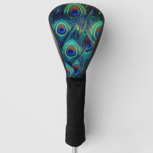 Peacock Feather Pattern Golf Head Cover