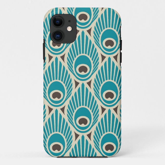 Peacock Feather Pattern iPhone 5 Case (Back)