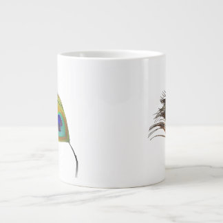 Peacock Feather Pattern mug 