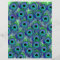 Peacock Feather Patterned Scrapbook paper