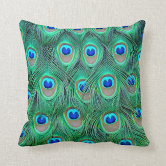 Peacock Feather Pillow