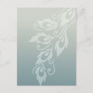 Peacock Feather Postcard