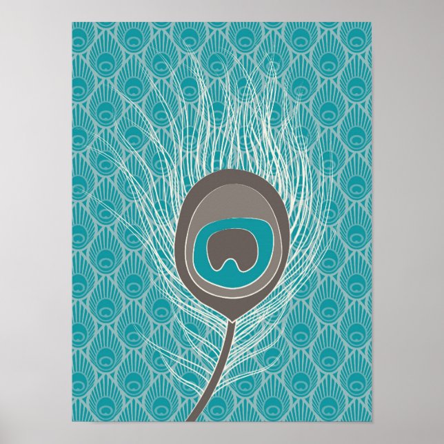 Peacock Feather Poster (Front)