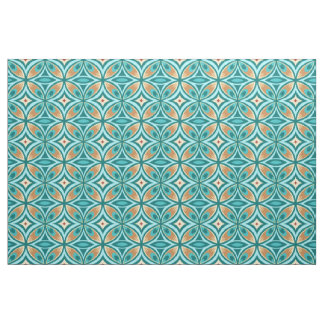 Peacock Feather Print on Pima Cotton Fabric