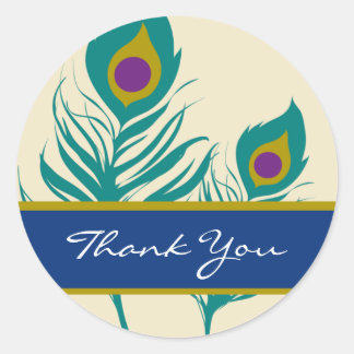Peacock Feather Stickers