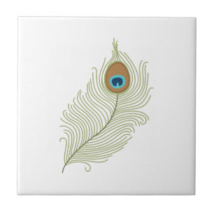 Peacock Feather Tile