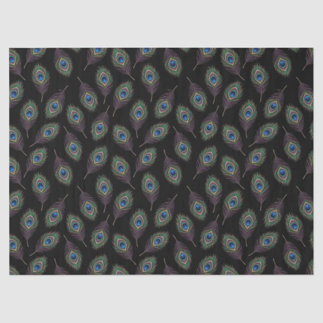 peacock feather tissue paper  (Front)